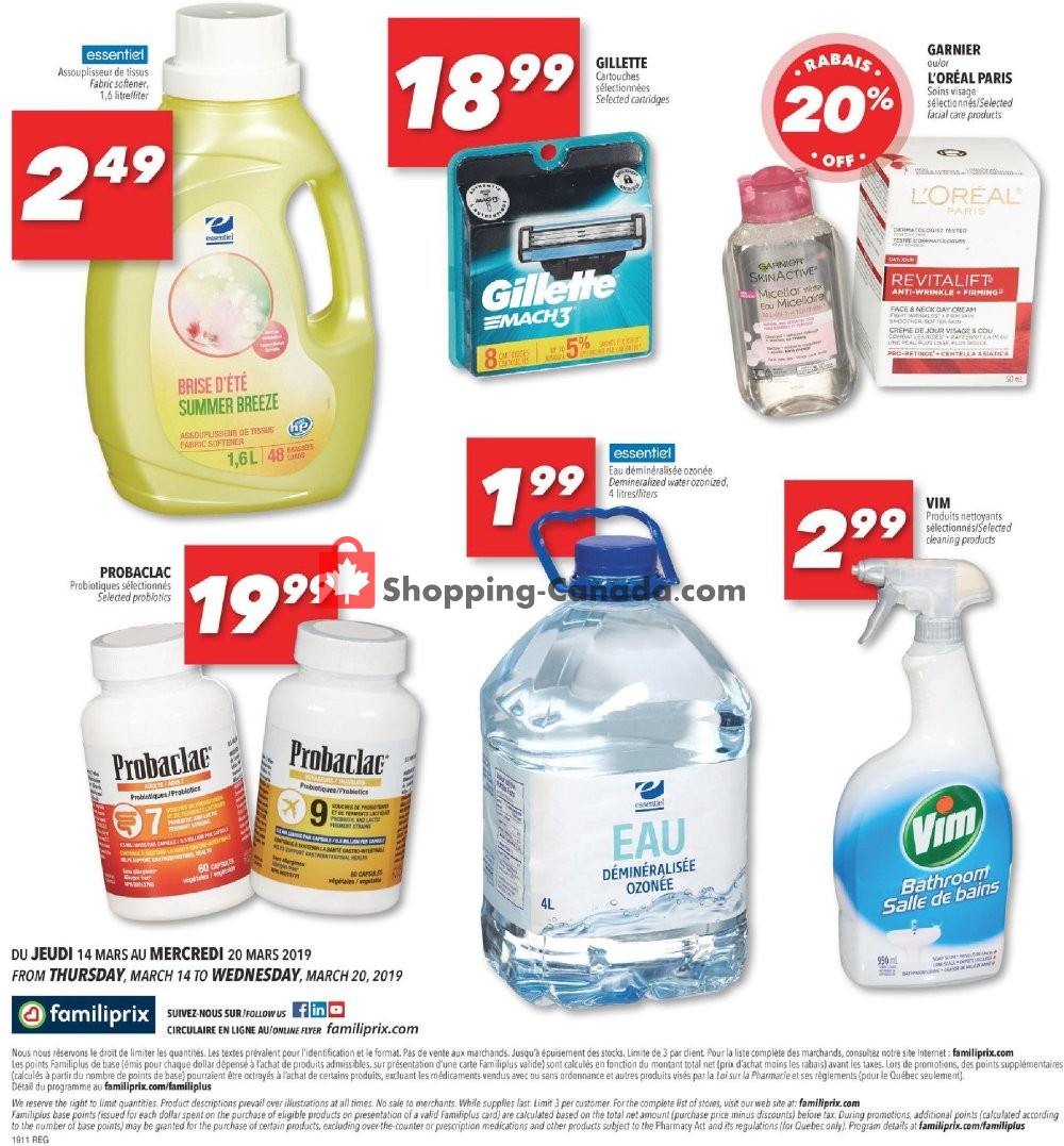 Familiprix flyer from Thursday March 14, 2019 to Wednesday March 20, 2019 - page 12