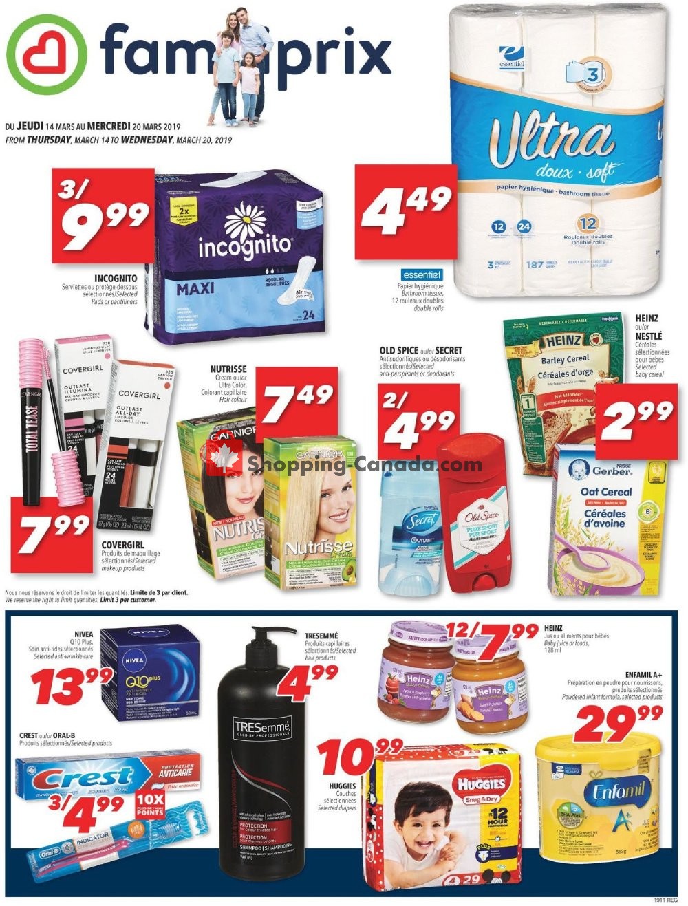 Familiprix flyer from Thursday March 14, 2019 to Wednesday March 20, 2019 - page 3