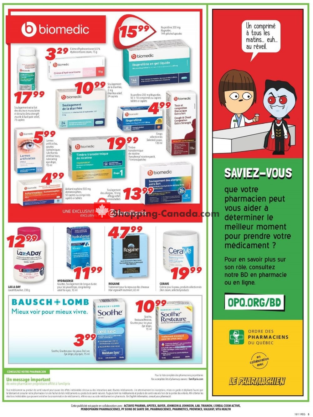 Familiprix flyer from Thursday March 14, 2019 to Wednesday March 20, 2019 - page 5
