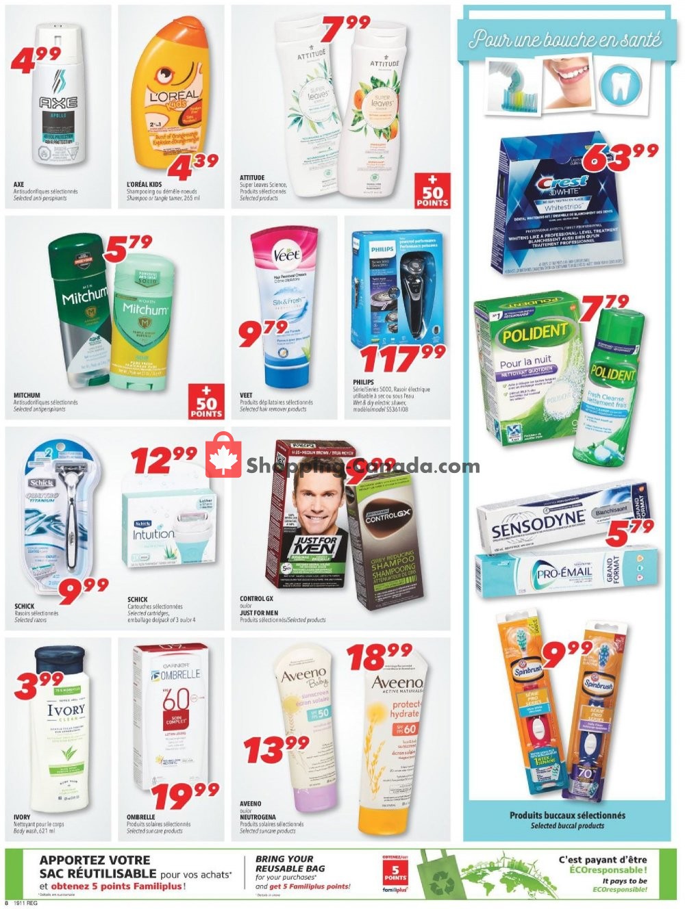 Familiprix flyer from Thursday March 14, 2019 to Wednesday March 20, 2019 - page 8