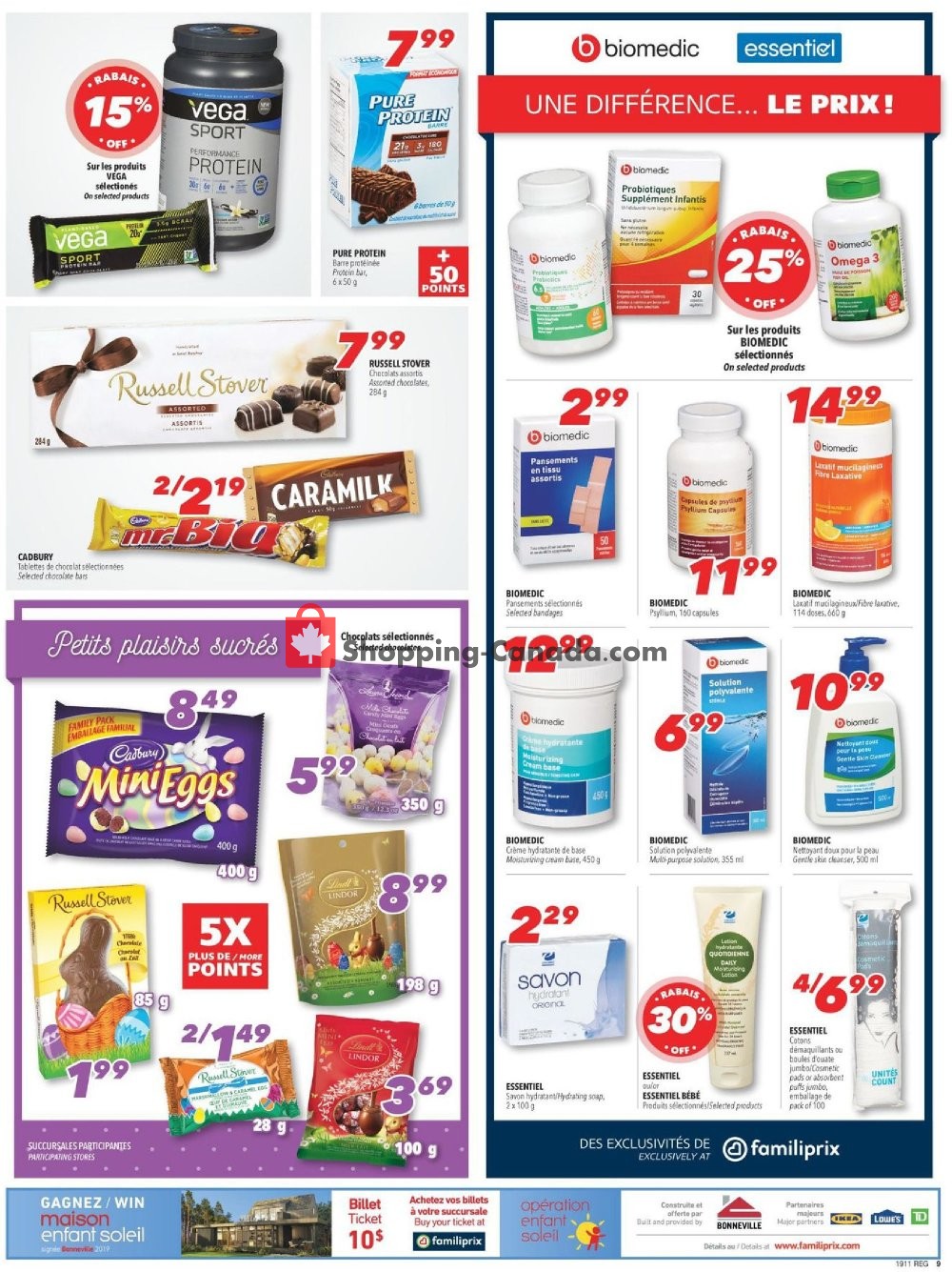 Familiprix flyer from Thursday March 14, 2019 to Wednesday March 20, 2019 - page 9
