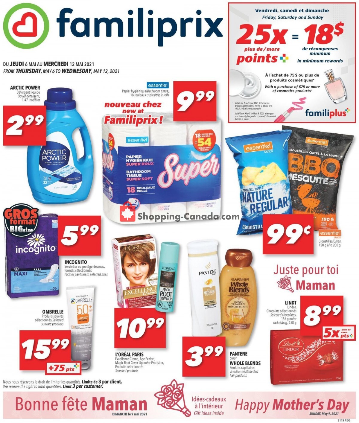Familiprix flyer from Thursday May 6, 2021 to Wednesday May 12, 2021 - page 1