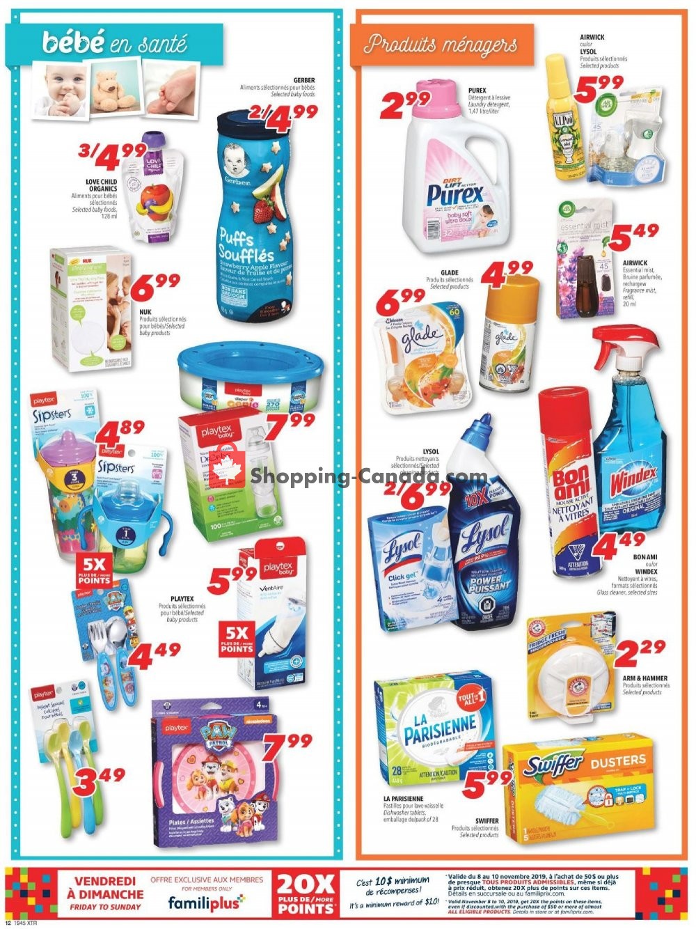 Familiprix flyer from Thursday November 7, 2019 to Wednesday November 13, 2019 - page 12
