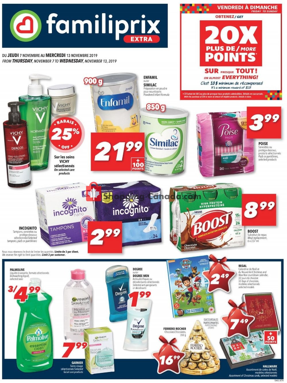 Familiprix flyer from Thursday November 7, 2019 to Wednesday November 13, 2019 - page 3