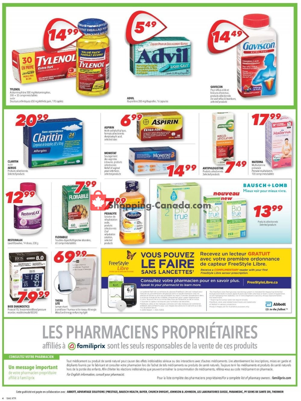Familiprix flyer from Thursday November 7, 2019 to Wednesday November 13, 2019 - page 4