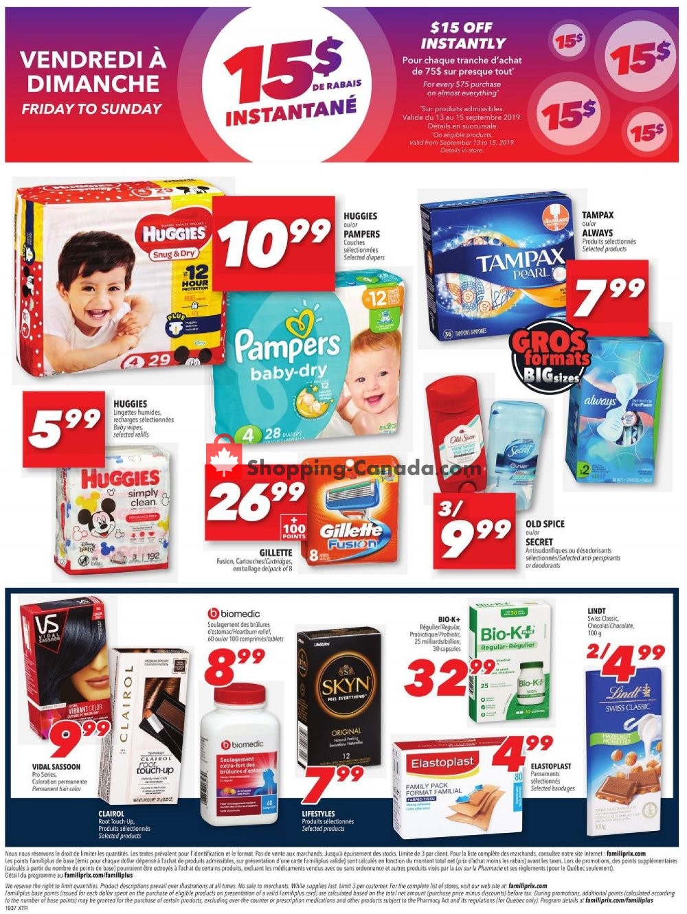 Familiprix flyer from Thursday September 12, 2019 to Wednesday September 18, 2019 - page 10