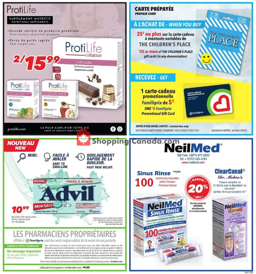 Familiprix flyer from Thursday September 12, 2019 to Wednesday September 18, 2019 - page 11