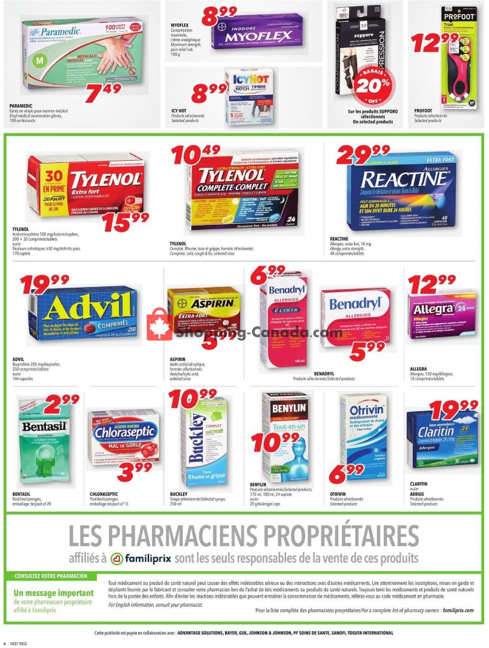 Familiprix flyer from Thursday September 12, 2019 to Wednesday September 18, 2019 - page 4