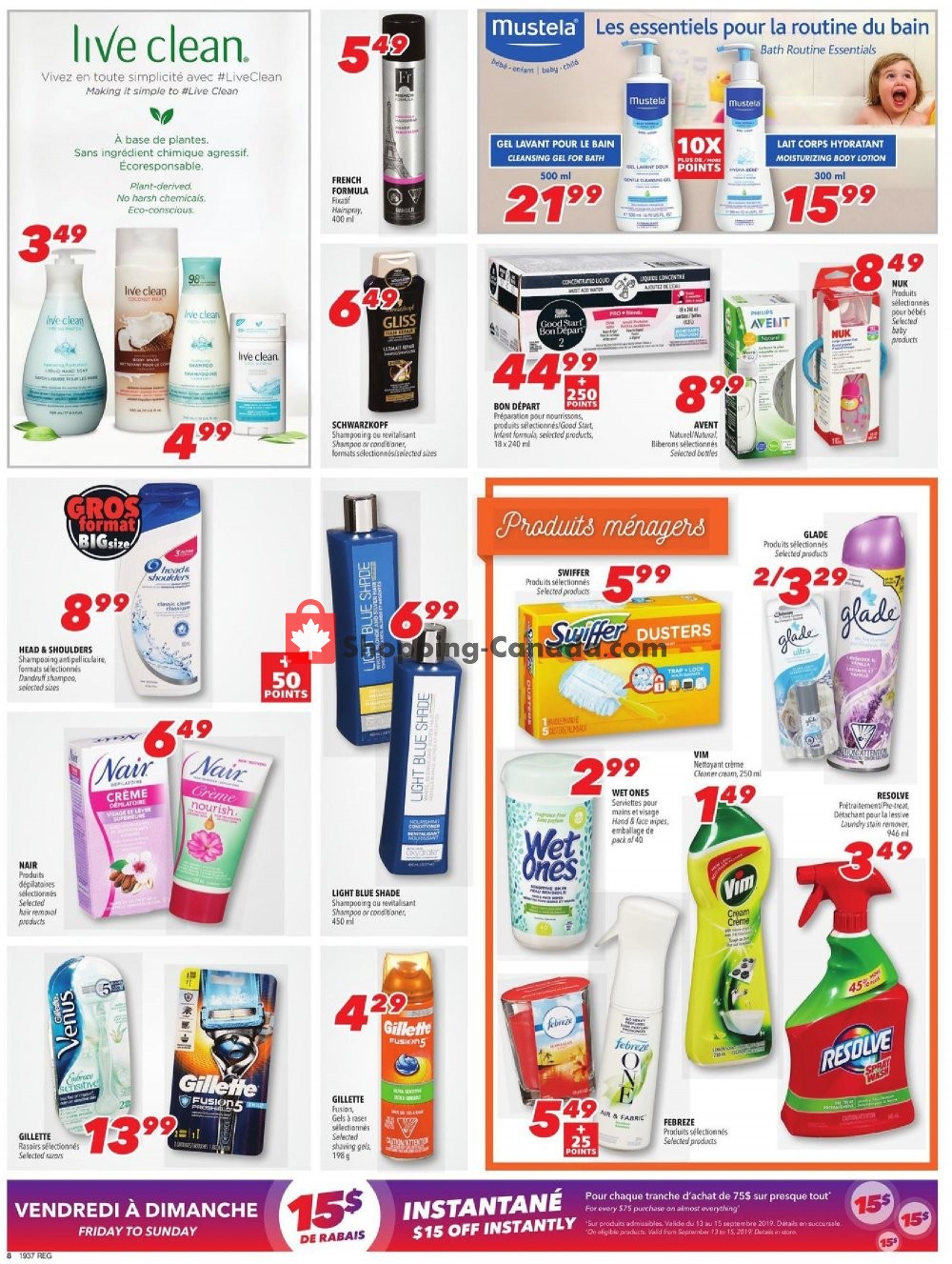 Familiprix flyer from Thursday September 12, 2019 to Wednesday September 18, 2019 - page 8