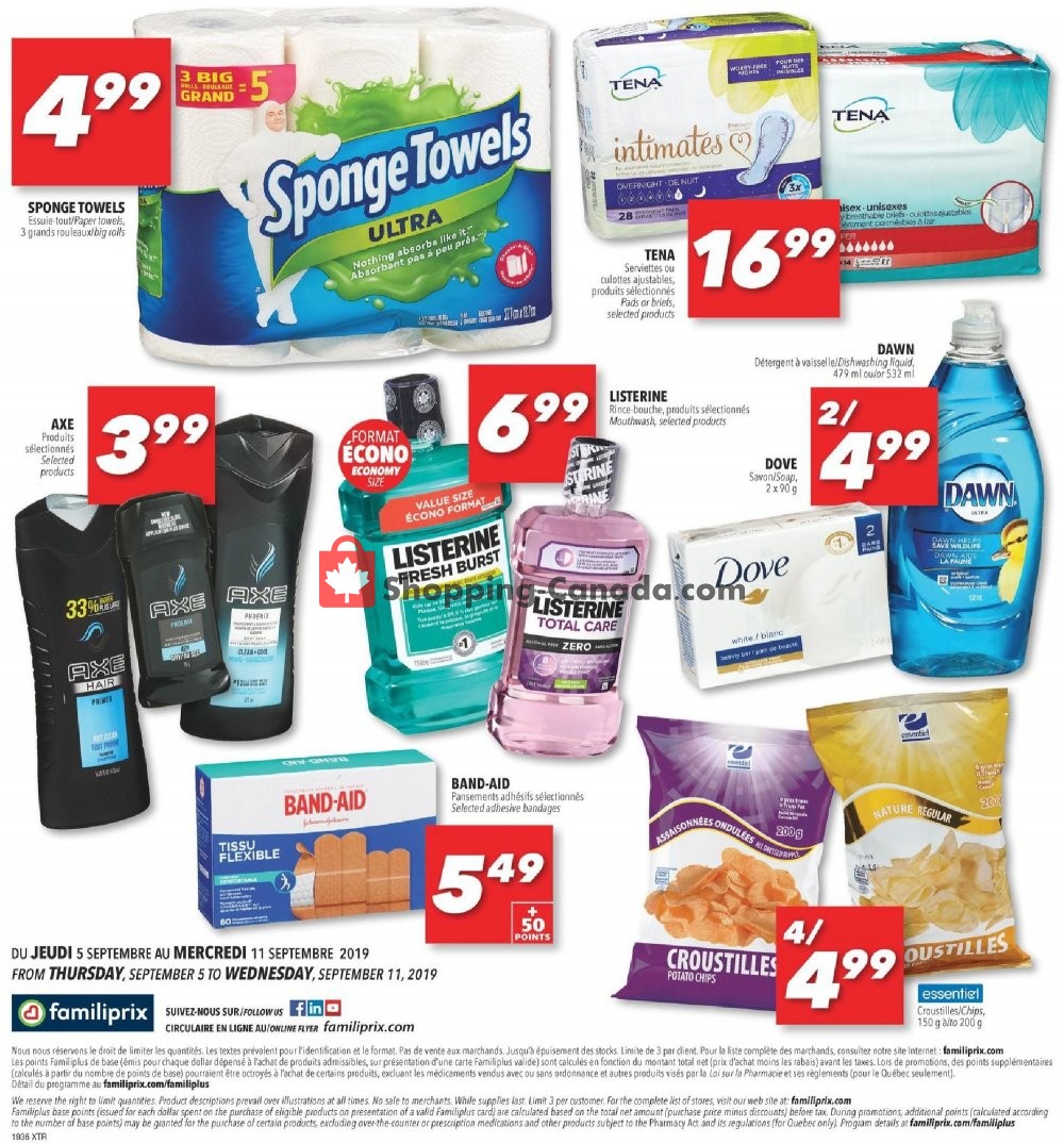 Familiprix flyer from Thursday September 5, 2019 to Wednesday September 11, 2019 - page 12
