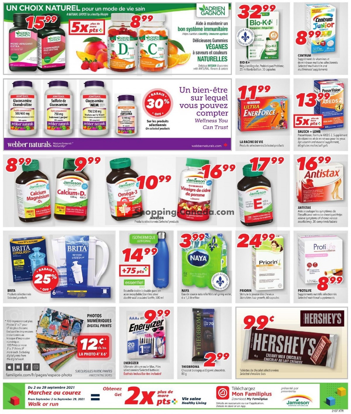 Familiprix flyer from Thursday September 9, 2021 to Wednesday September 15, 2021 - page 9