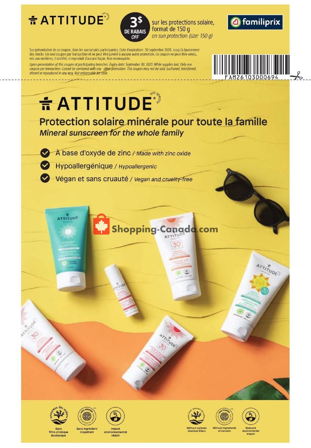 Familiprix flyer from Thursday June 4, 2020 to Sunday August 30, 2020 - page 12