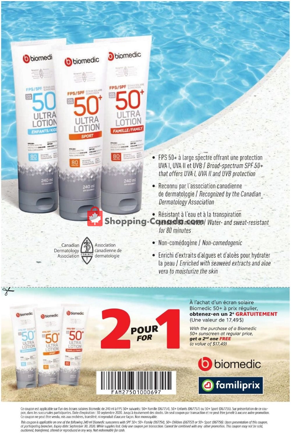 Familiprix flyer from Thursday June 4, 2020 to Sunday August 30, 2020 - page 16