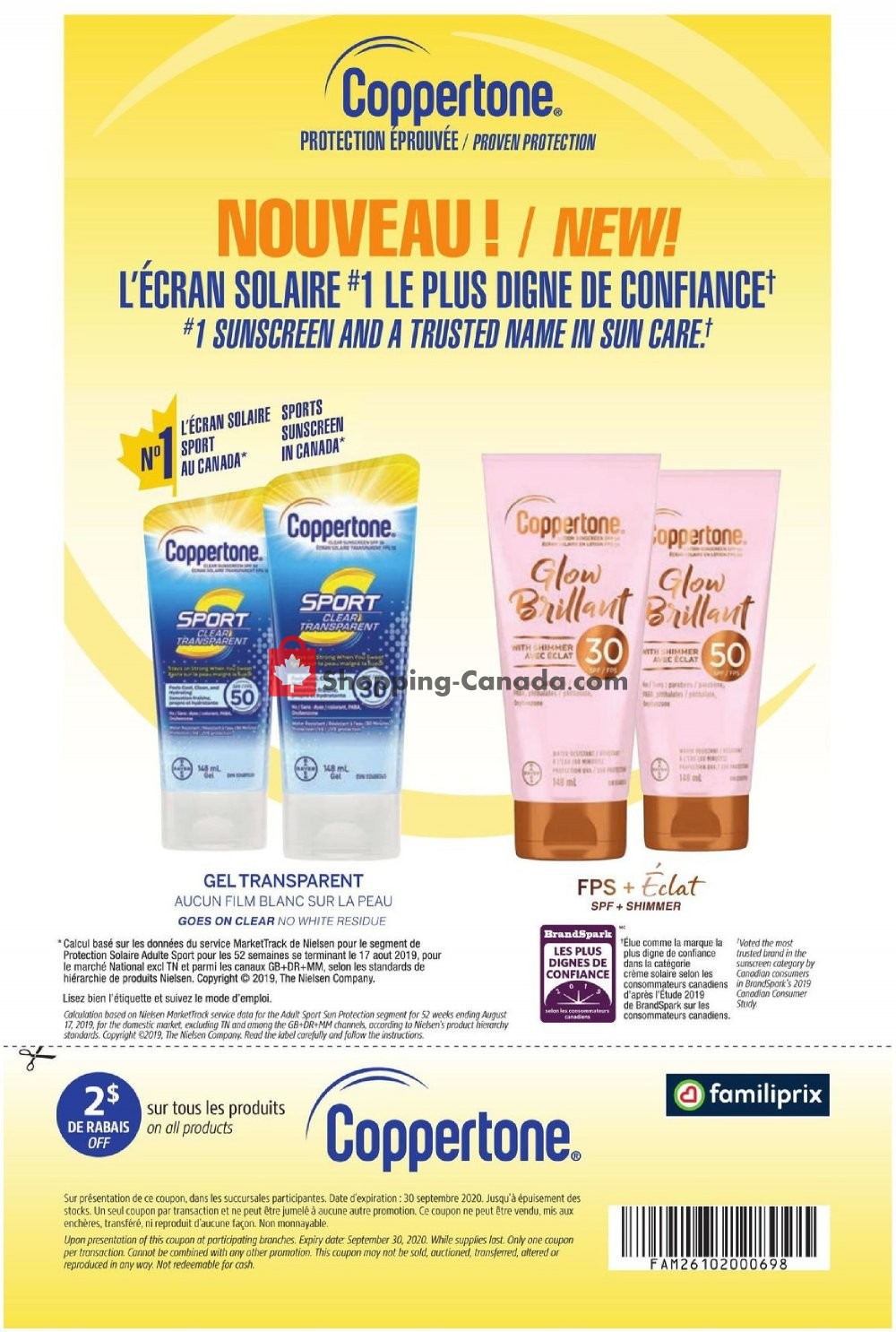 Familiprix flyer from Thursday June 4, 2020 to Sunday August 30, 2020 - page 7