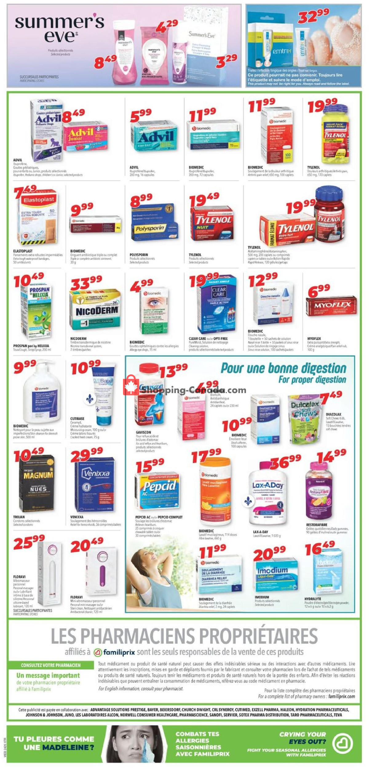 Familiprix flyer from Thursday May 9, 2024 to Wednesday May 15, 2024 - page 4