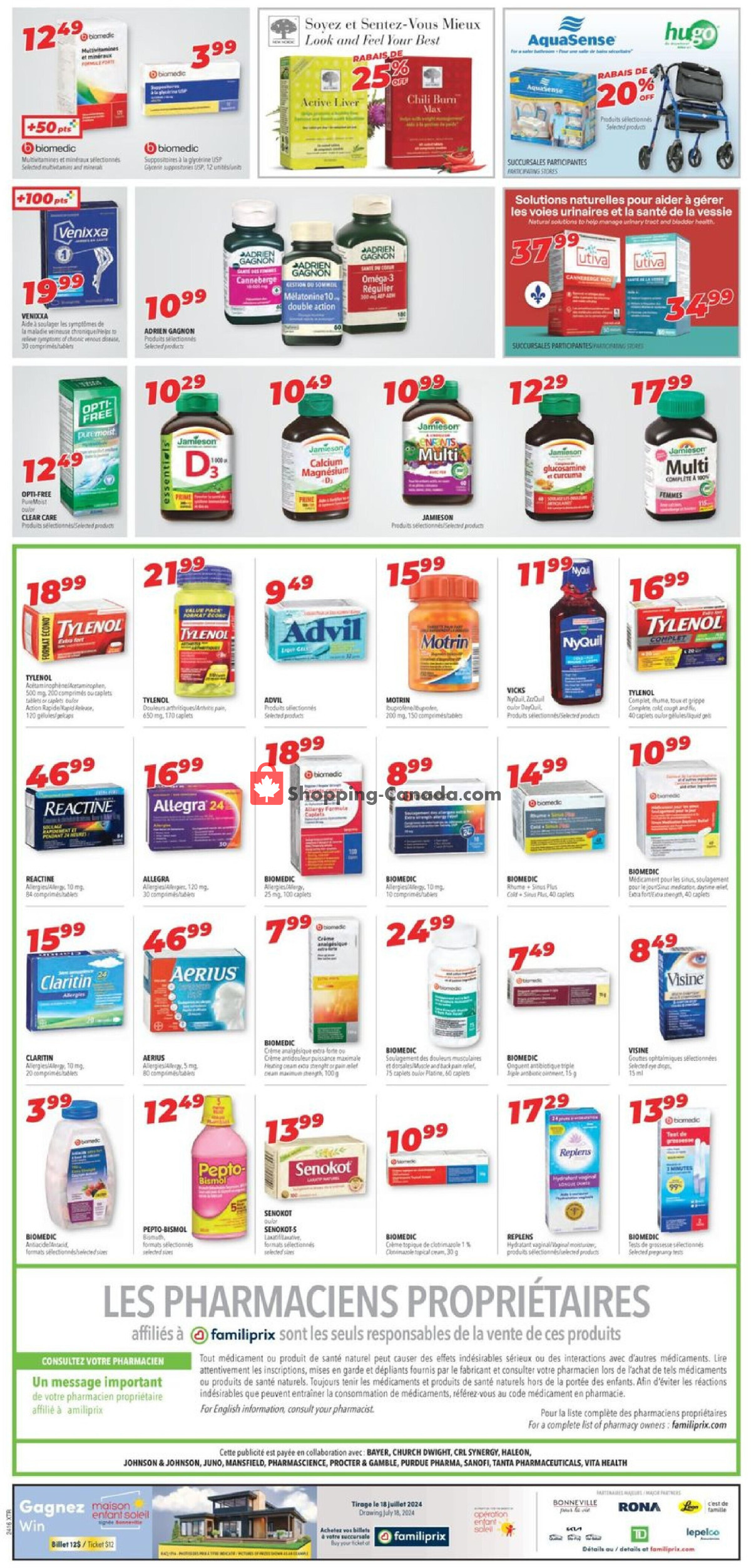 Familiprix flyer from Thursday April 11, 2024 to Wednesday April 17, 2024 - page 7