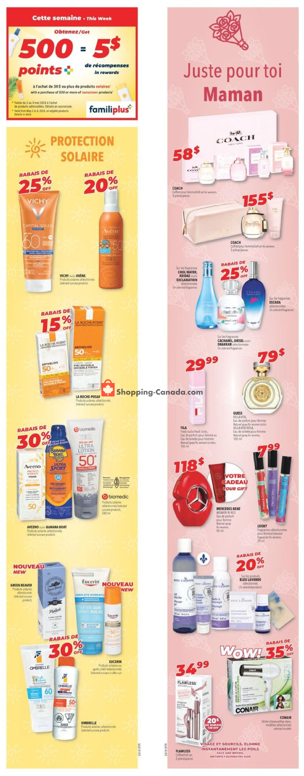 Familiprix flyer from Thursday May 2, 2024 to Wednesday May 8, 2024 - page 3