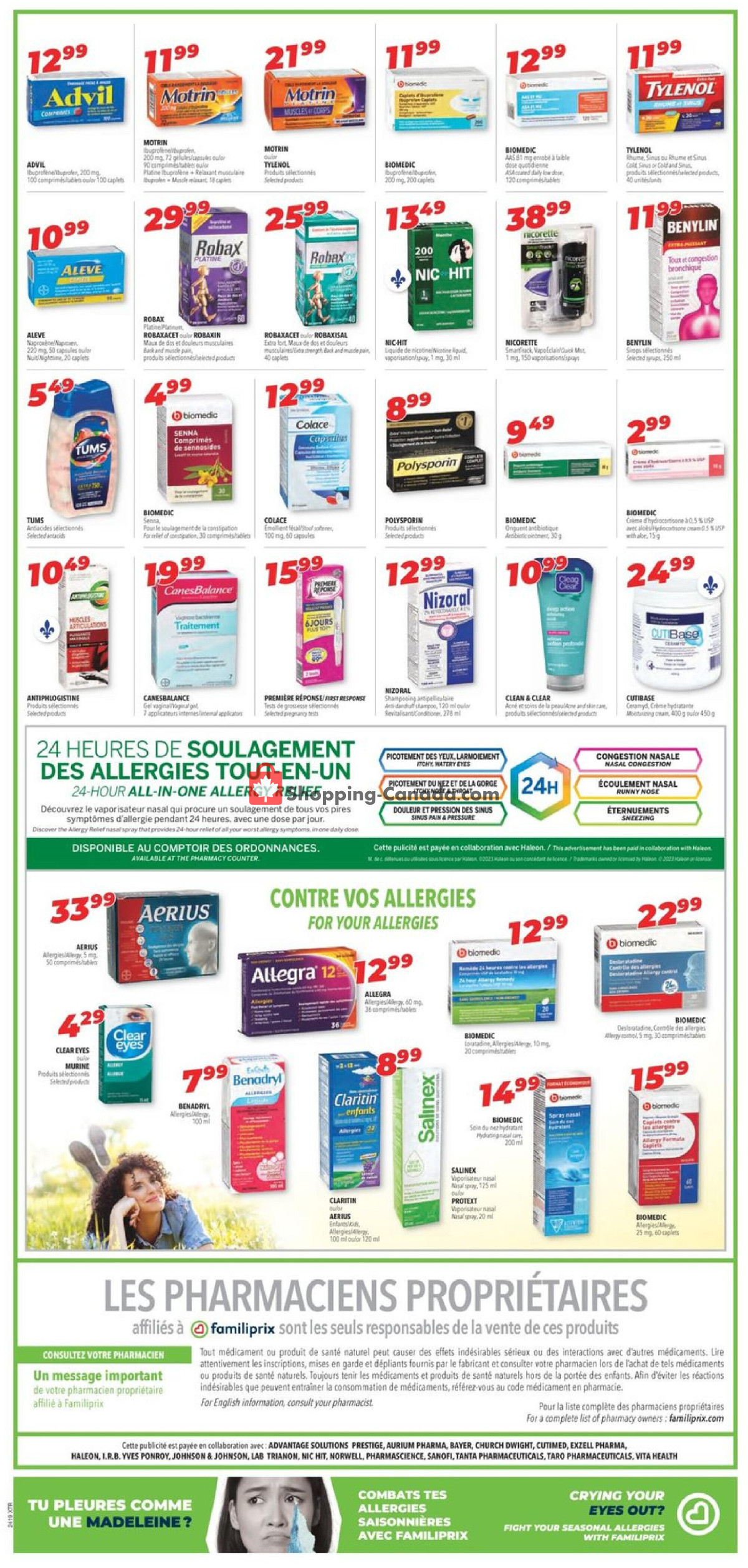 Familiprix flyer from Thursday May 2, 2024 to Wednesday May 8, 2024 - page 4