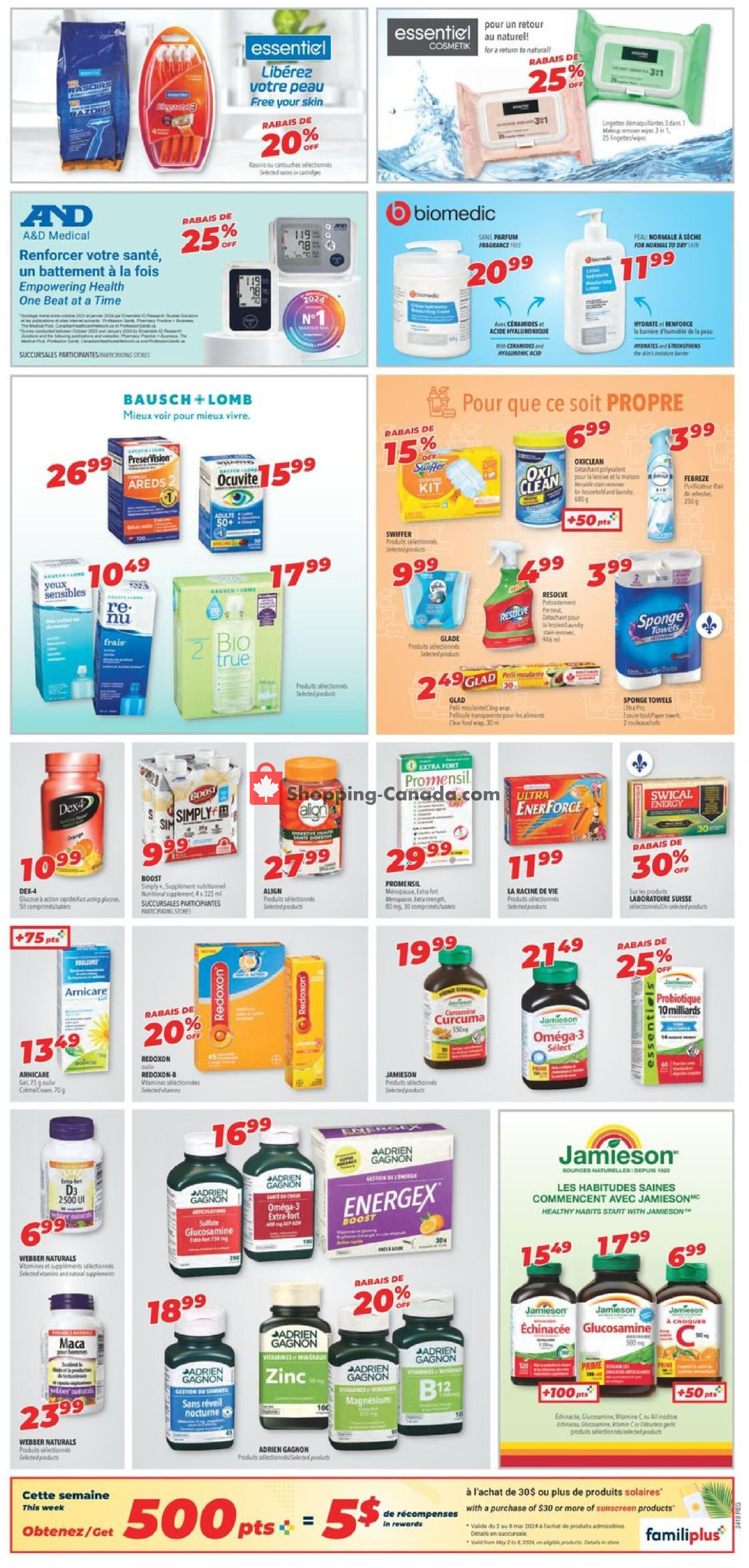 Familiprix flyer from Thursday May 2, 2024 to Wednesday May 8, 2024 - page 5