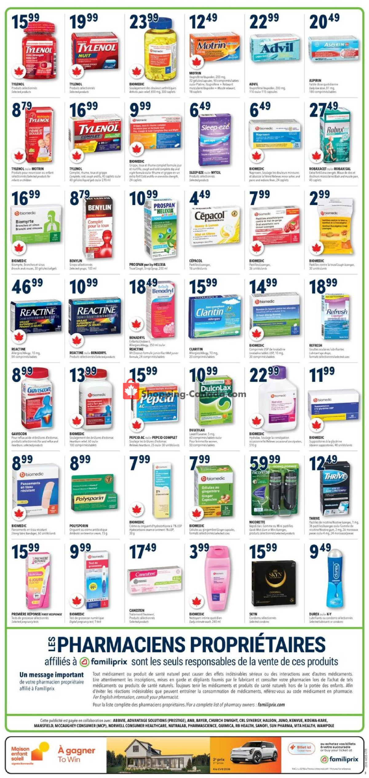 Familiprix flyer from Thursday April 16, 2026 to Wednesday April 22, 2026 - page 4