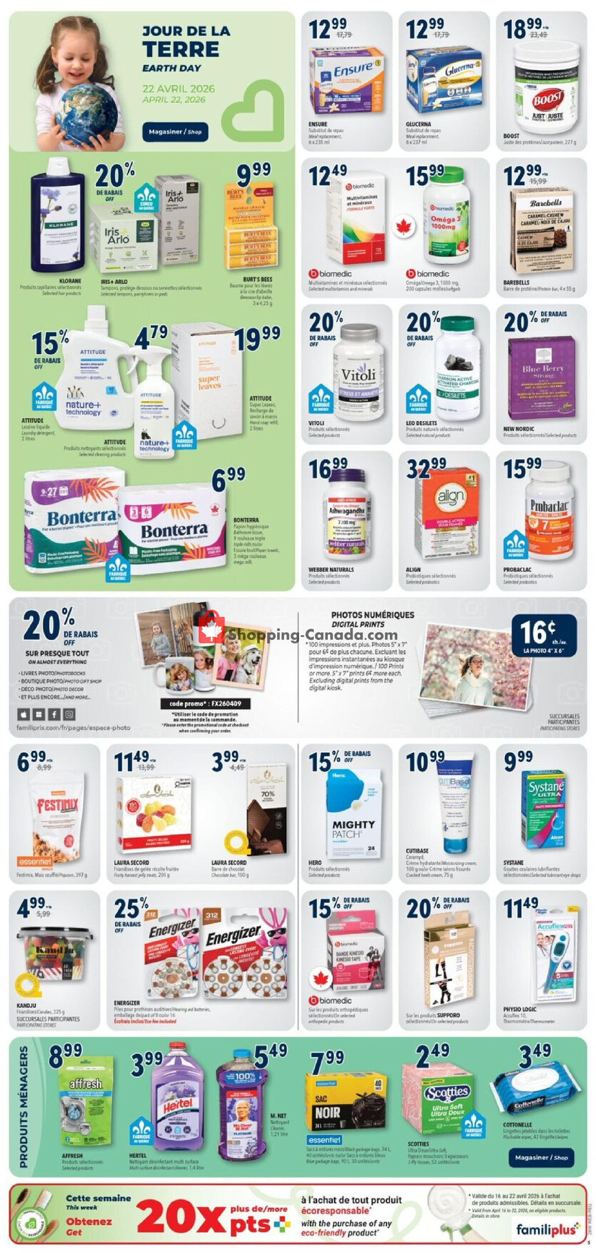 Familiprix flyer from Thursday April 16, 2026 to Wednesday April 22, 2026 - page 7