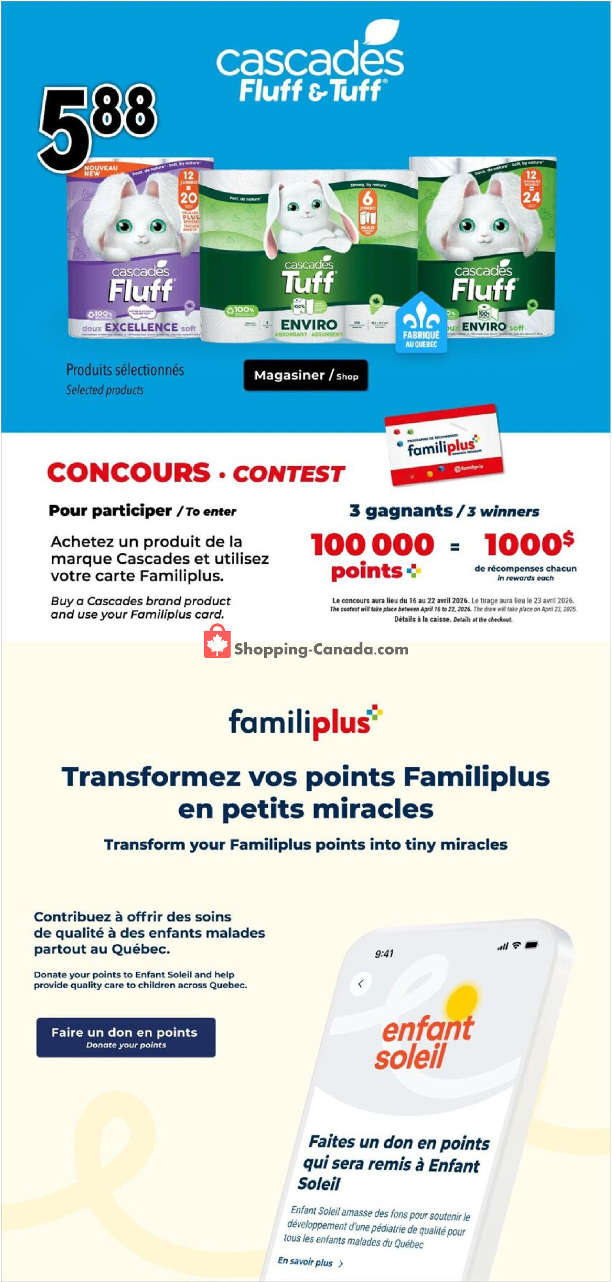 Familiprix flyer from Thursday April 16, 2026 to Wednesday April 22, 2026 - page 9