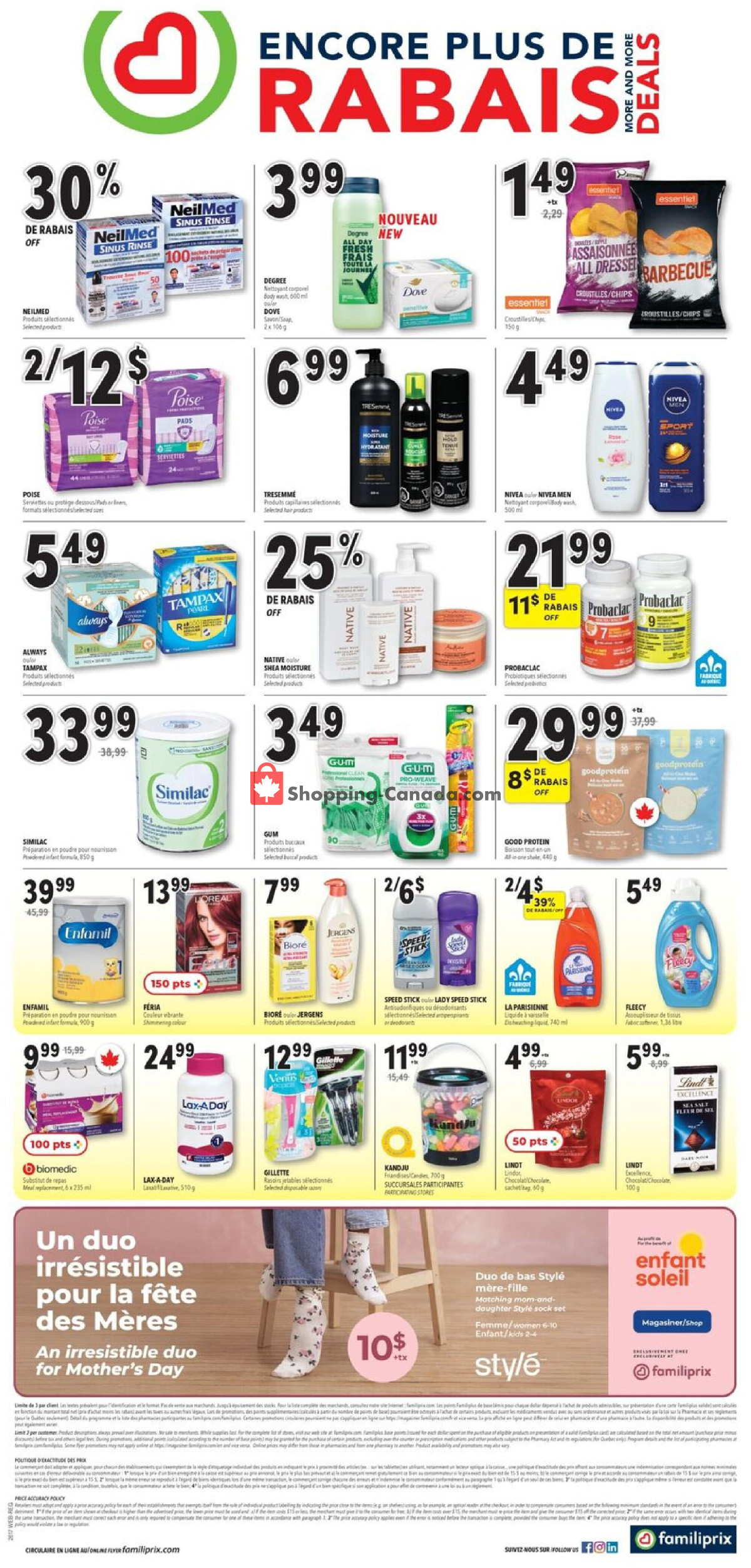 Familiprix flyer from Thursday April 23, 2026 to Wednesday April 29, 2026 - page 2
