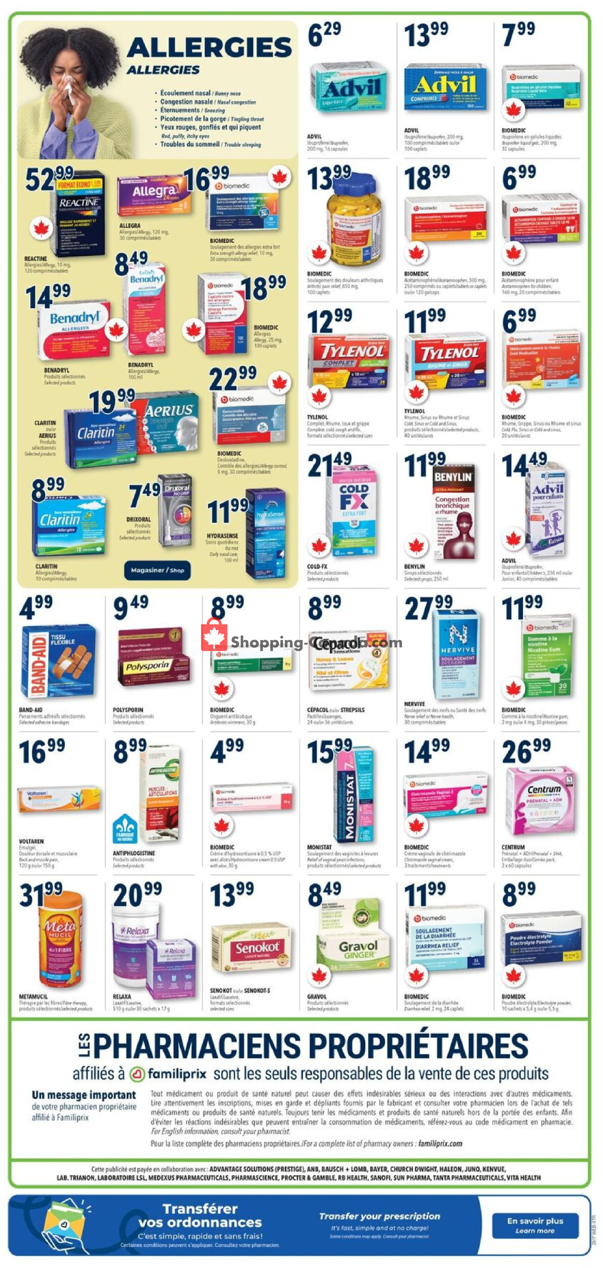 Familiprix flyer from Thursday April 23, 2026 to Wednesday April 29, 2026 - page 3