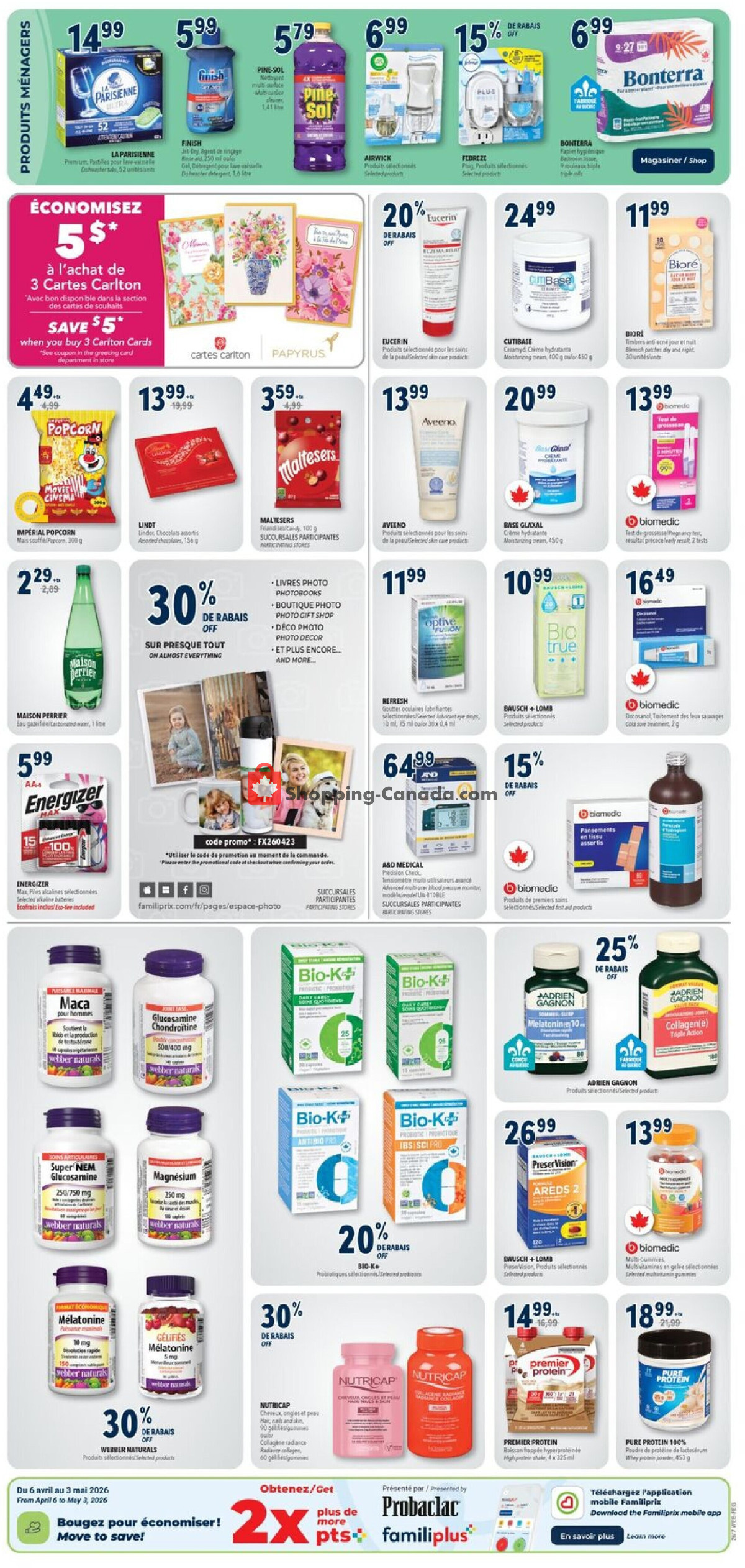 Familiprix flyer from Thursday April 23, 2026 to Wednesday April 29, 2026 - page 6