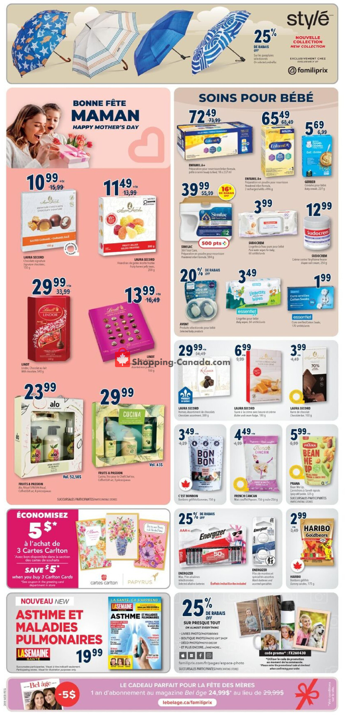 Familiprix flyer from Thursday April 30, 2026 to Wednesday May 6, 2026 - page 8