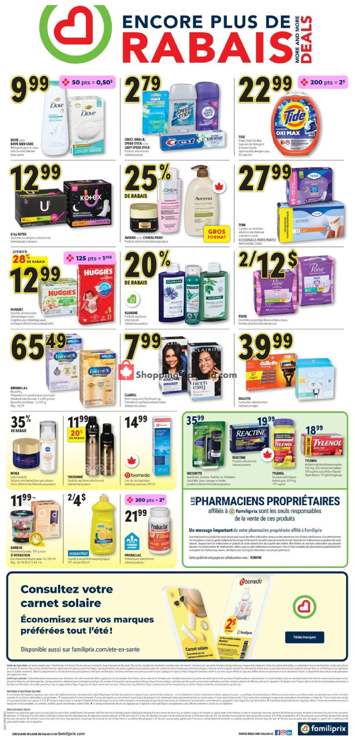 Familiprix flyer from Thursday August 13, 2026 to Wednesday August 19, 2026 - page 2