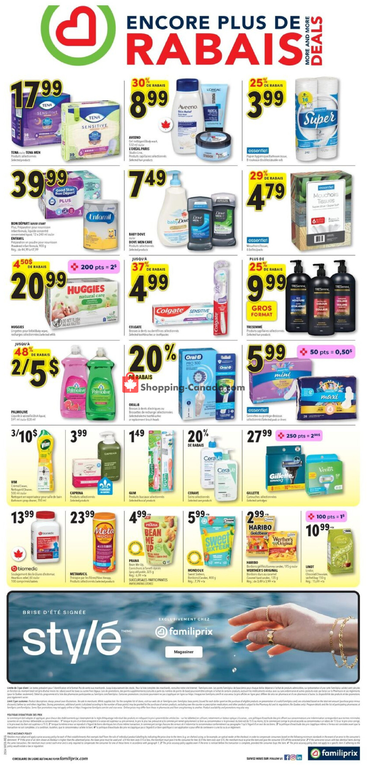 Familiprix flyer from Thursday August 20, 2026 to Wednesday August 26, 2026 - page 2