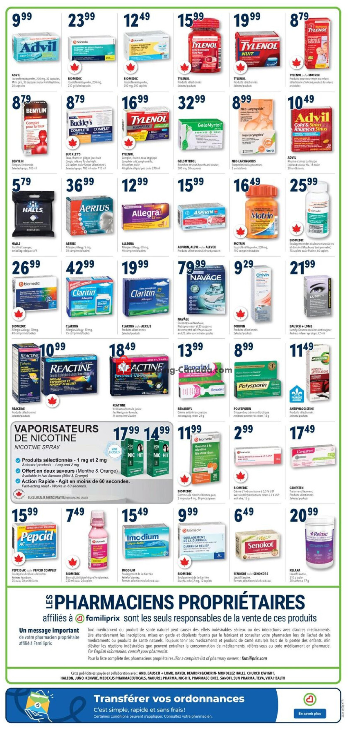 Familiprix flyer from Thursday August 20, 2026 to Wednesday August 26, 2026 - page 3