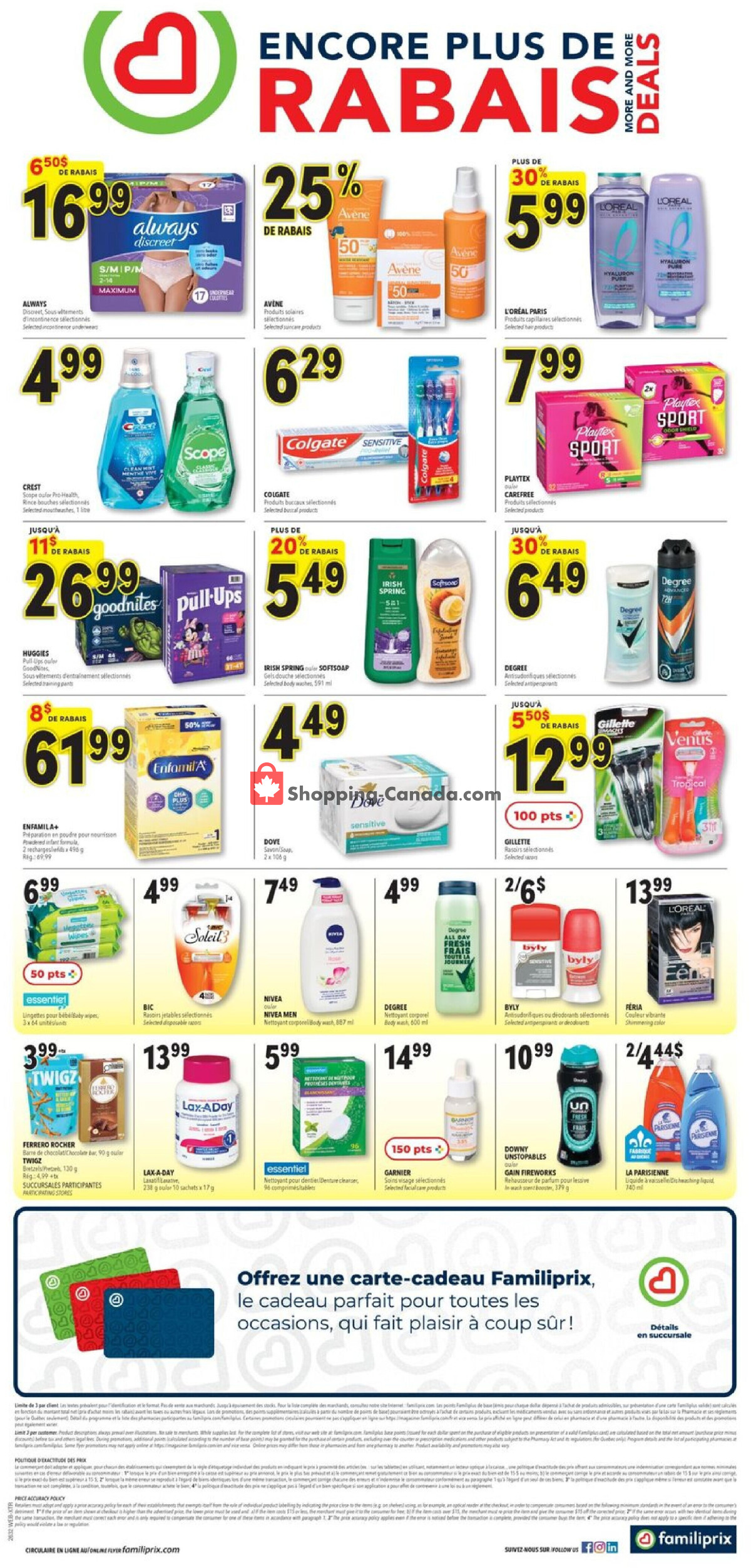 Familiprix flyer from Thursday August 6, 2026 to Wednesday August 12, 2026 - page 2