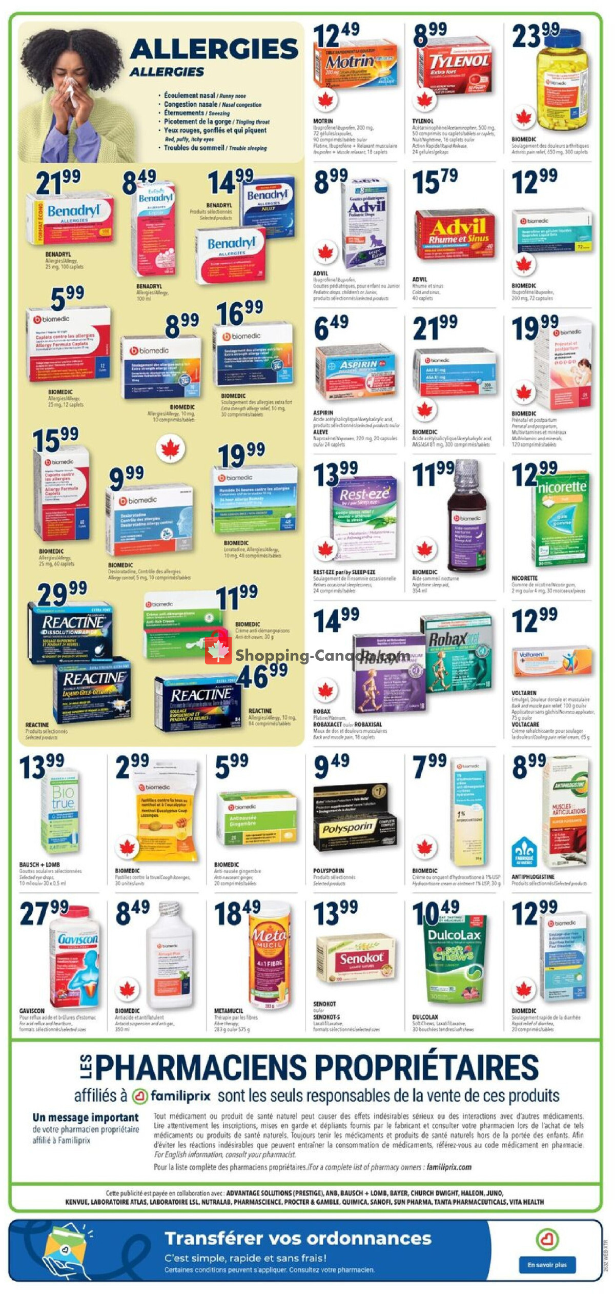 Familiprix flyer from Thursday August 6, 2026 to Wednesday August 12, 2026 - page 4
