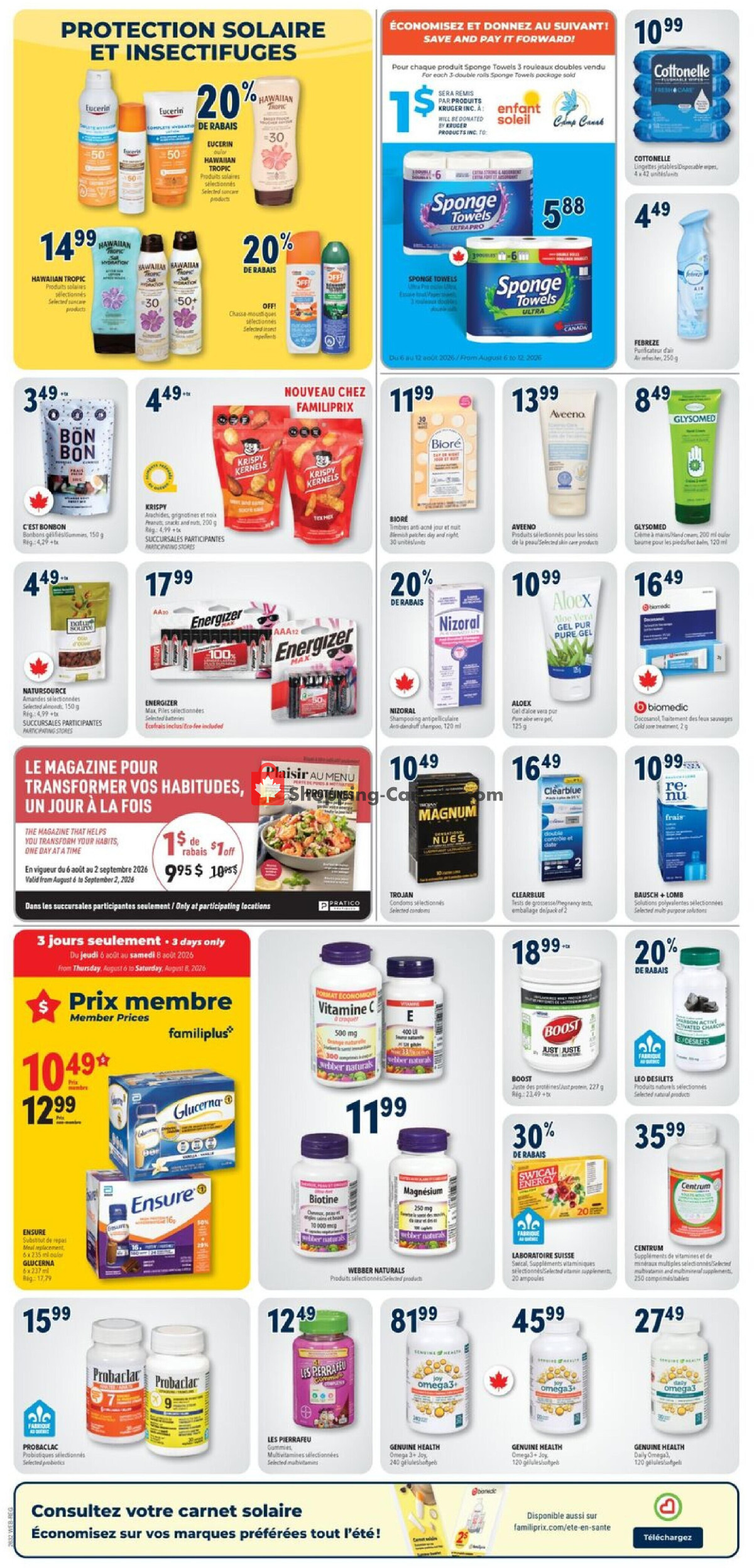 Familiprix flyer from Thursday August 6, 2026 to Wednesday August 12, 2026 - page 7