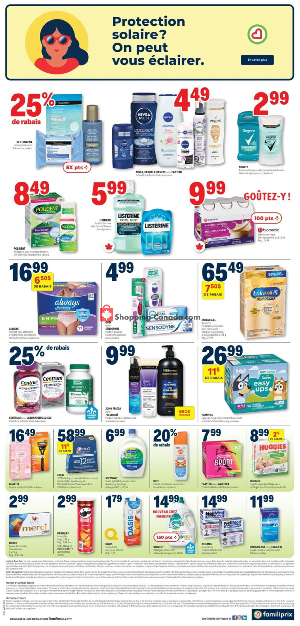 Familiprix flyer from Thursday July 2, 2026 to Wednesday July 8, 2026 - page 2