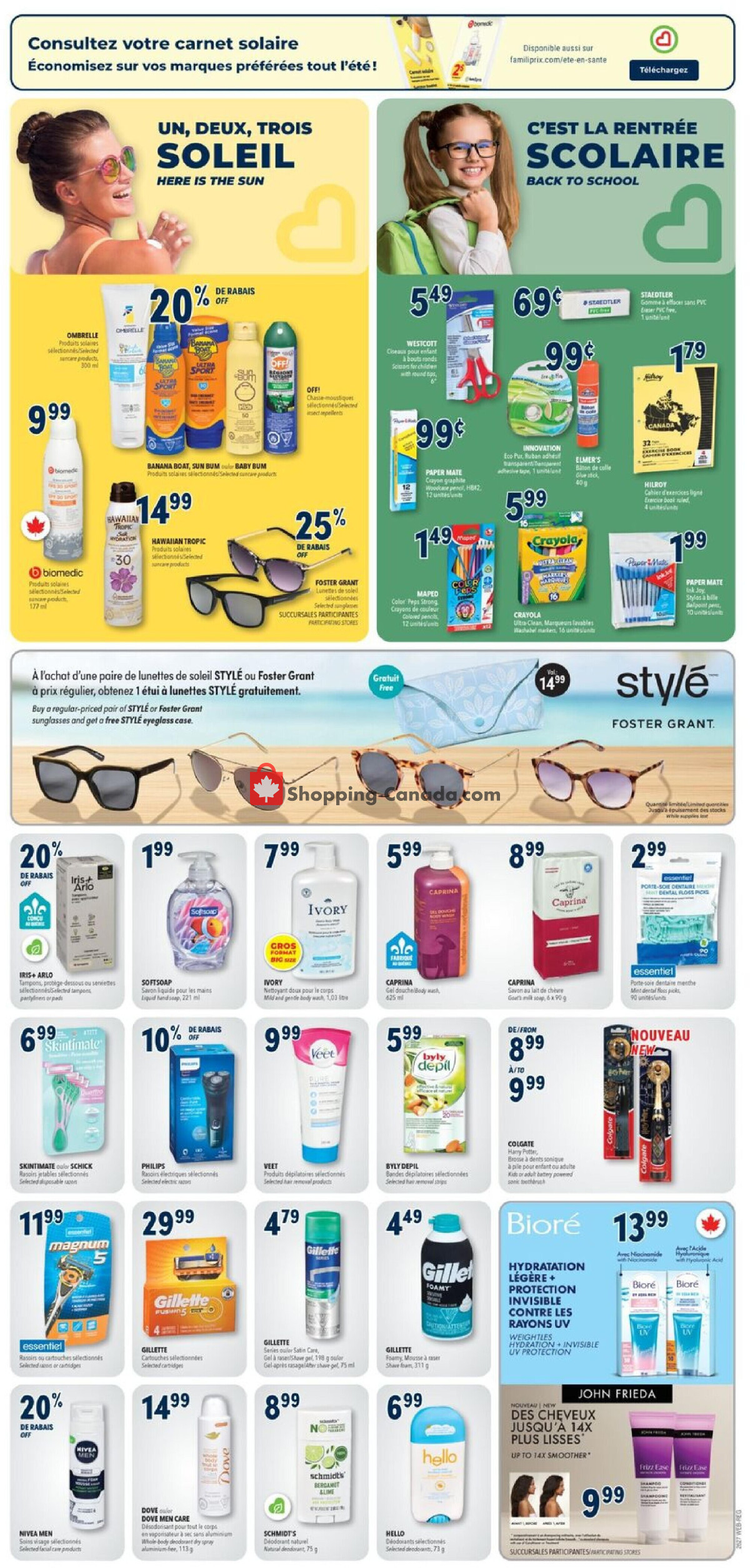 Familiprix flyer from Thursday July 2, 2026 to Wednesday July 8, 2026 - page 7