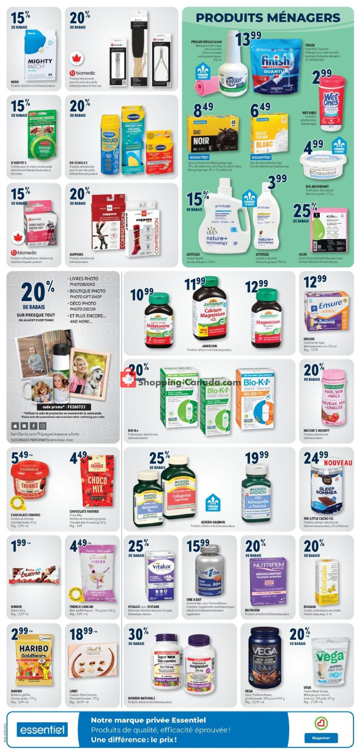 Familiprix flyer from Thursday July 23, 2026 to Wednesday July 29, 2026 - page 7