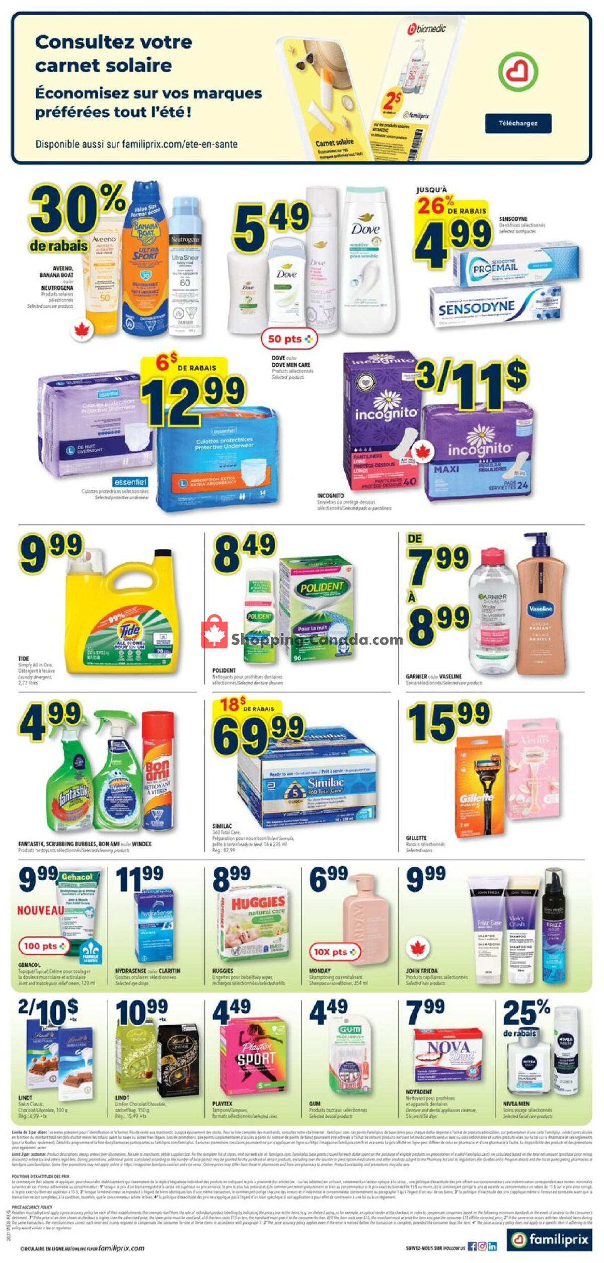 Familiprix flyer from Thursday July 30, 2026 to Wednesday August 5, 2026 - page 2