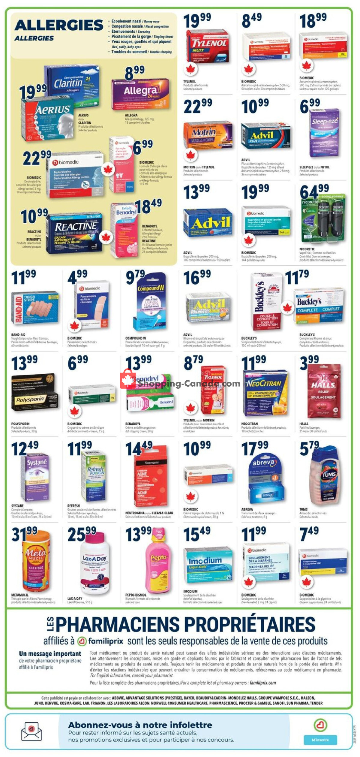 Familiprix flyer from Thursday July 30, 2026 to Wednesday August 5, 2026 - page 4