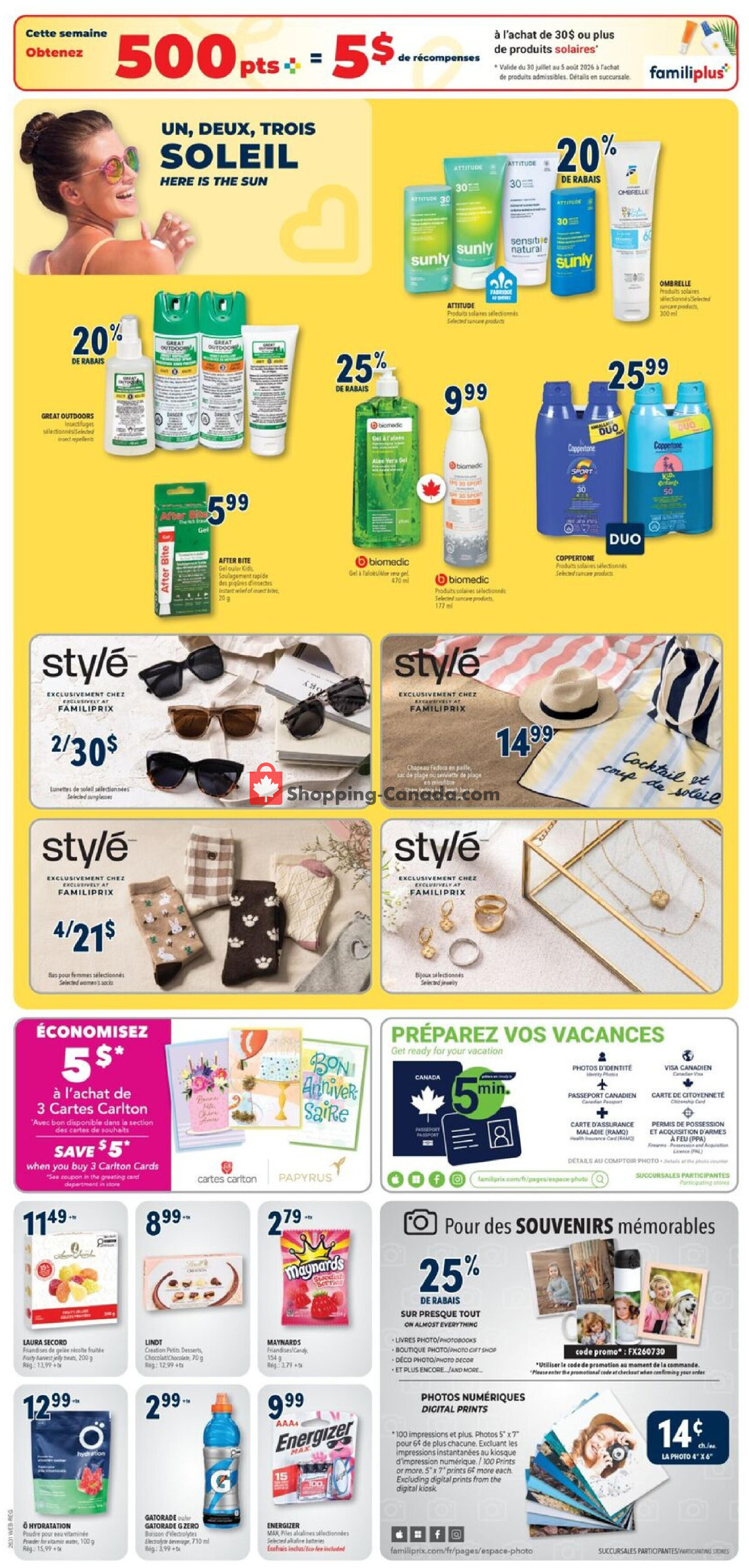 Familiprix flyer from Thursday July 30, 2026 to Wednesday August 5, 2026 - page 7