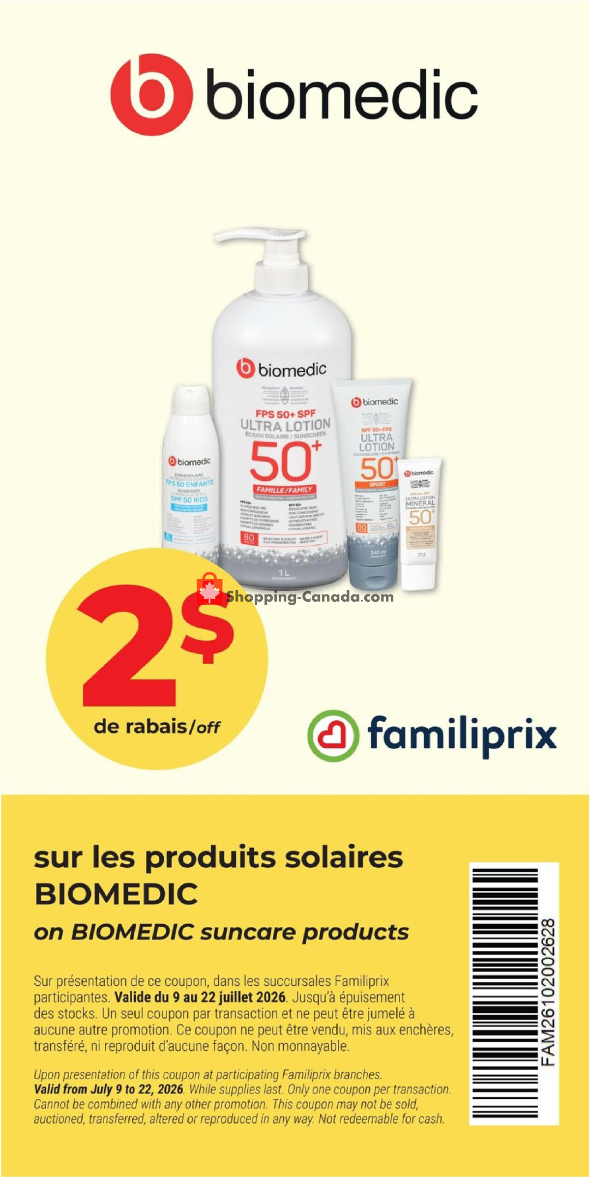 Familiprix flyer from Thursday July 9, 2026 to Wednesday July 15, 2026 - page 4
