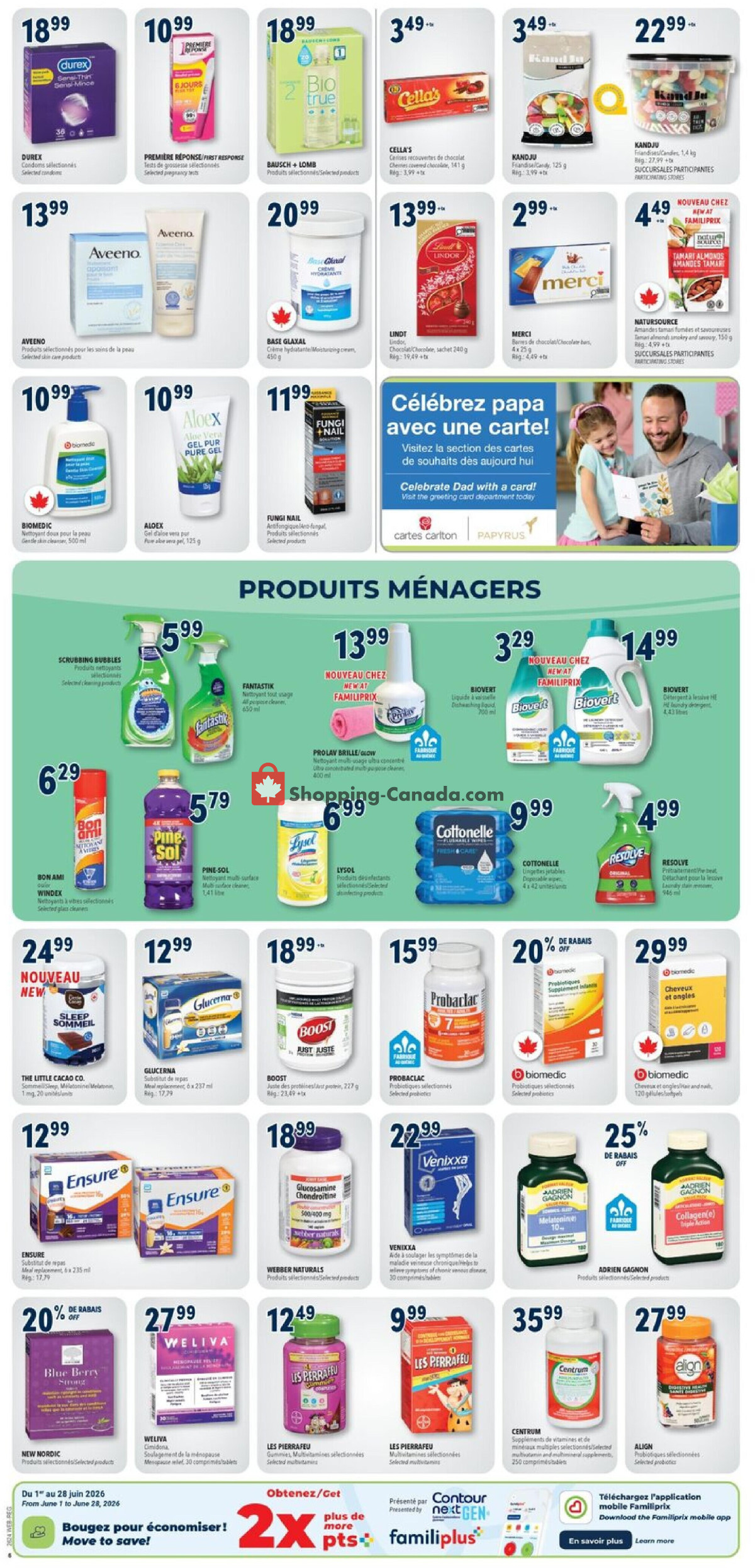 Familiprix flyer from Thursday June 11, 2026 to Wednesday June 17, 2026 - page 8