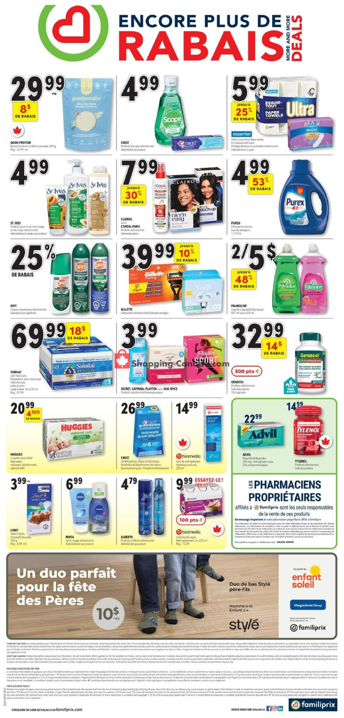Familiprix flyer from Thursday June 18, 2026 to Wednesday June 24, 2026 - page 2