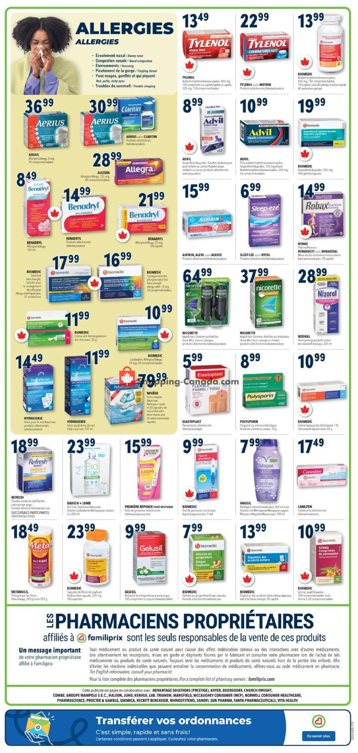 Familiprix flyer from Thursday June 25, 2026 to Wednesday July 1, 2026 - page 3