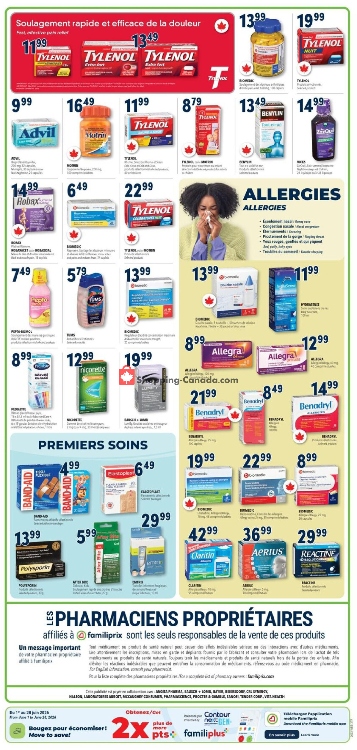 Familiprix flyer from Thursday June 4, 2026 to Wednesday June 10, 2026 - page 3