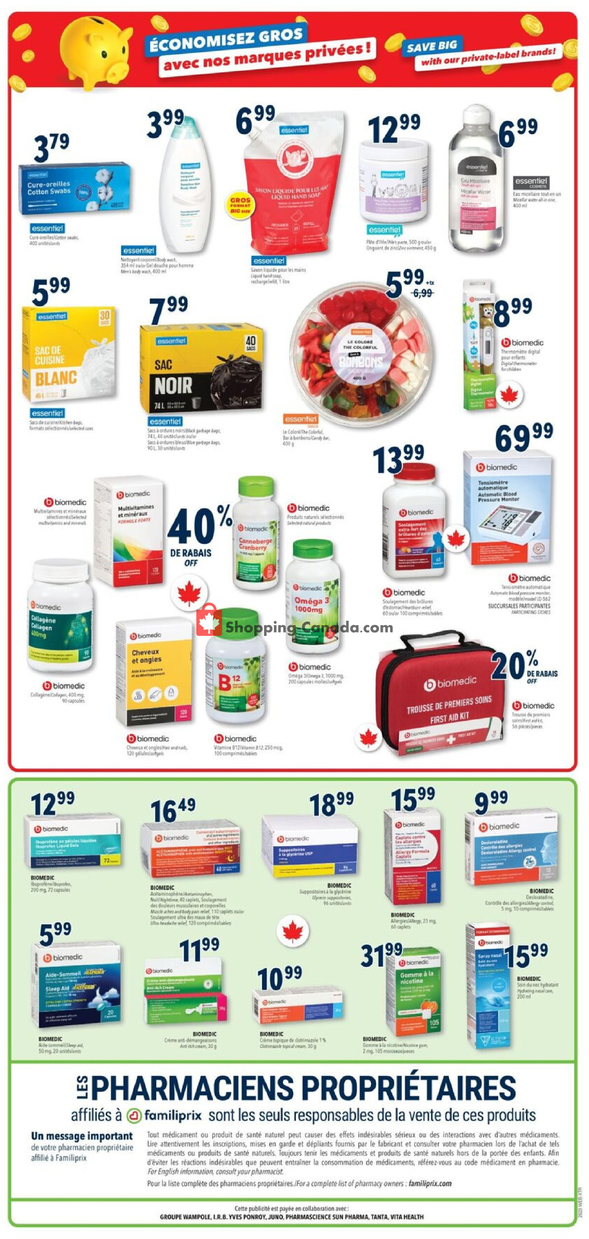 Familiprix flyer from Thursday May 14, 2026 to Wednesday May 20, 2026 - page 3
