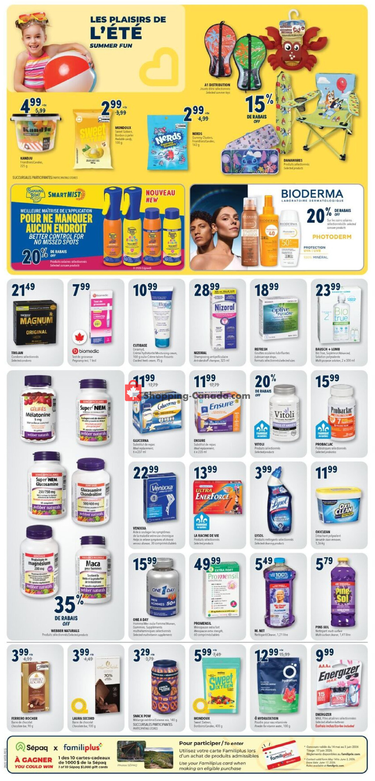 Familiprix flyer from Thursday May 14, 2026 to Wednesday May 20, 2026 - page 6
