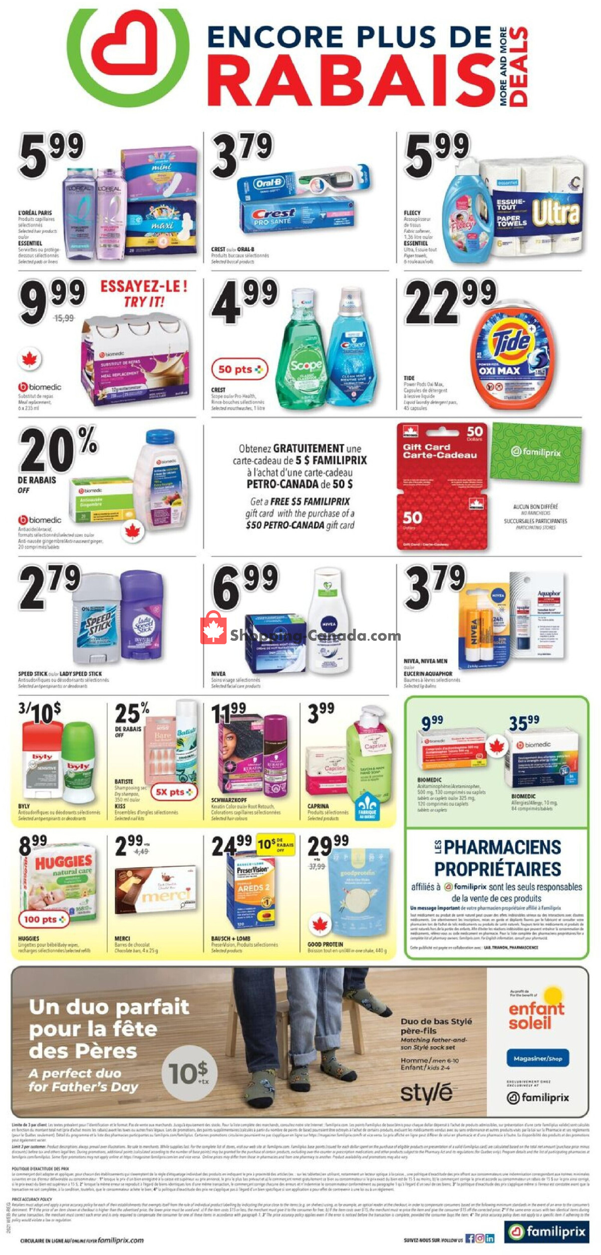 Familiprix flyer from Thursday May 21, 2026 to Wednesday May 27, 2026 - page 2